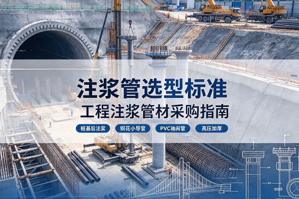 江门注浆管选型标准